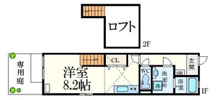 アメニティ庚午の物件間取画像